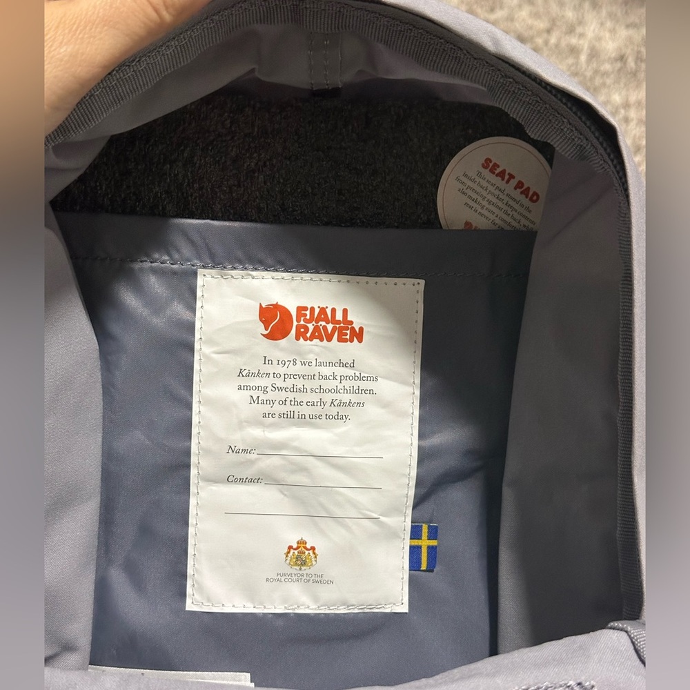 Fjallraven kanken mini Gray Backpack - Picture 4 of 5